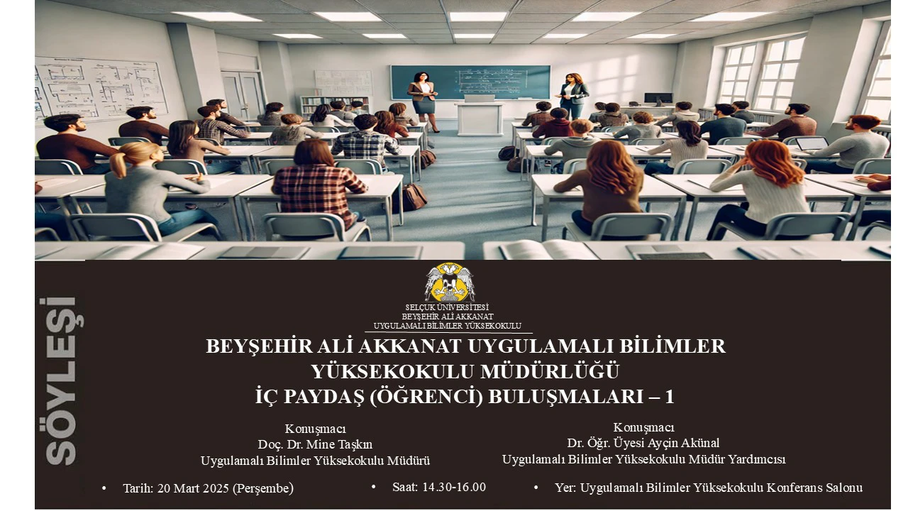 İç Paydaş (Öğrenci) Buluşmaları -1